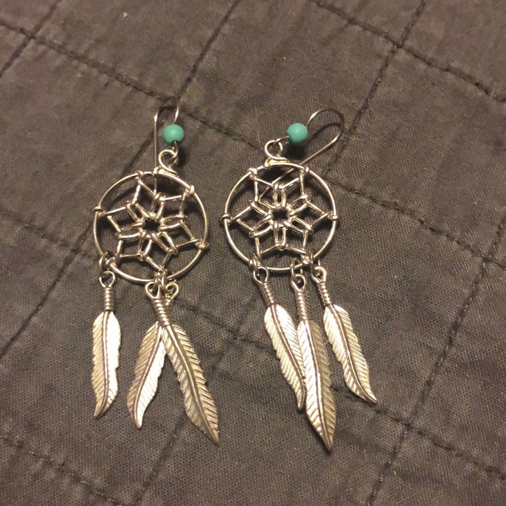 Earrings dream catcher